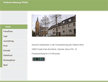 Tablet Screenshot of ferienwohnungeuskirchen.de